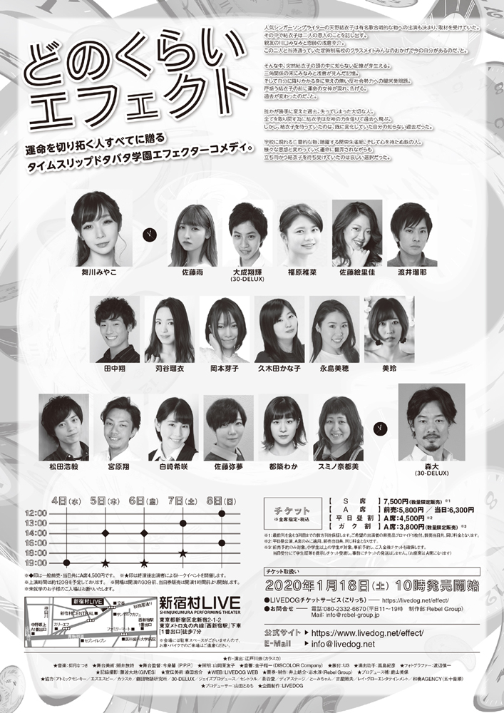 どのエフフライヤー裏